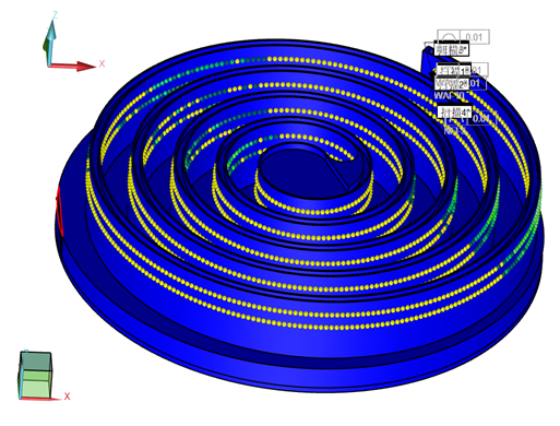 三坐標(biāo)如何解答渦旋壓縮機(jī)復(fù)雜曲面難題(圖6) 三坐標(biāo)如何解答渦旋壓縮機(jī)復(fù)雜曲面難題(圖6)